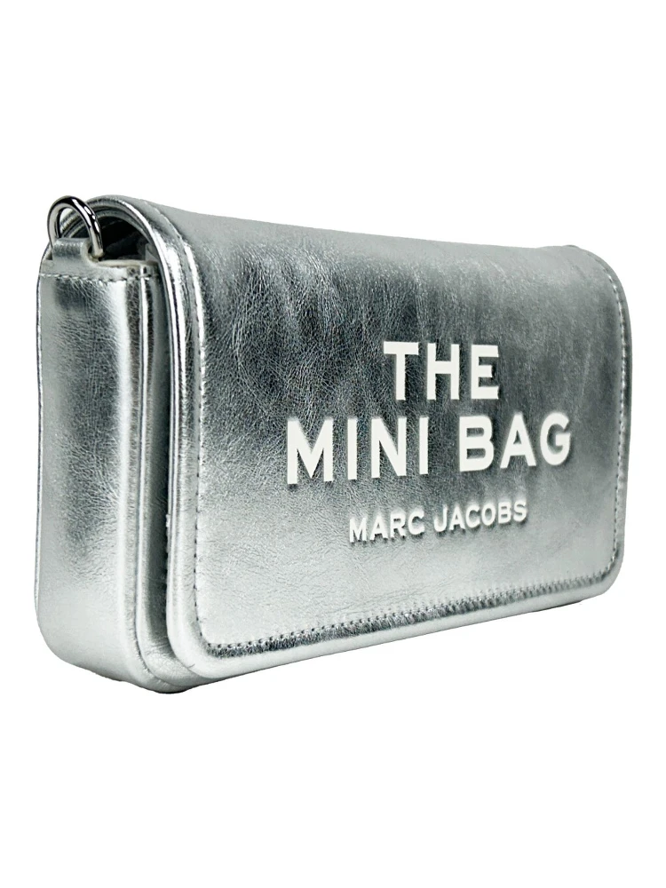 Marc Jacobs The Metallic Leather Chain Mini Bag - Silver alternative