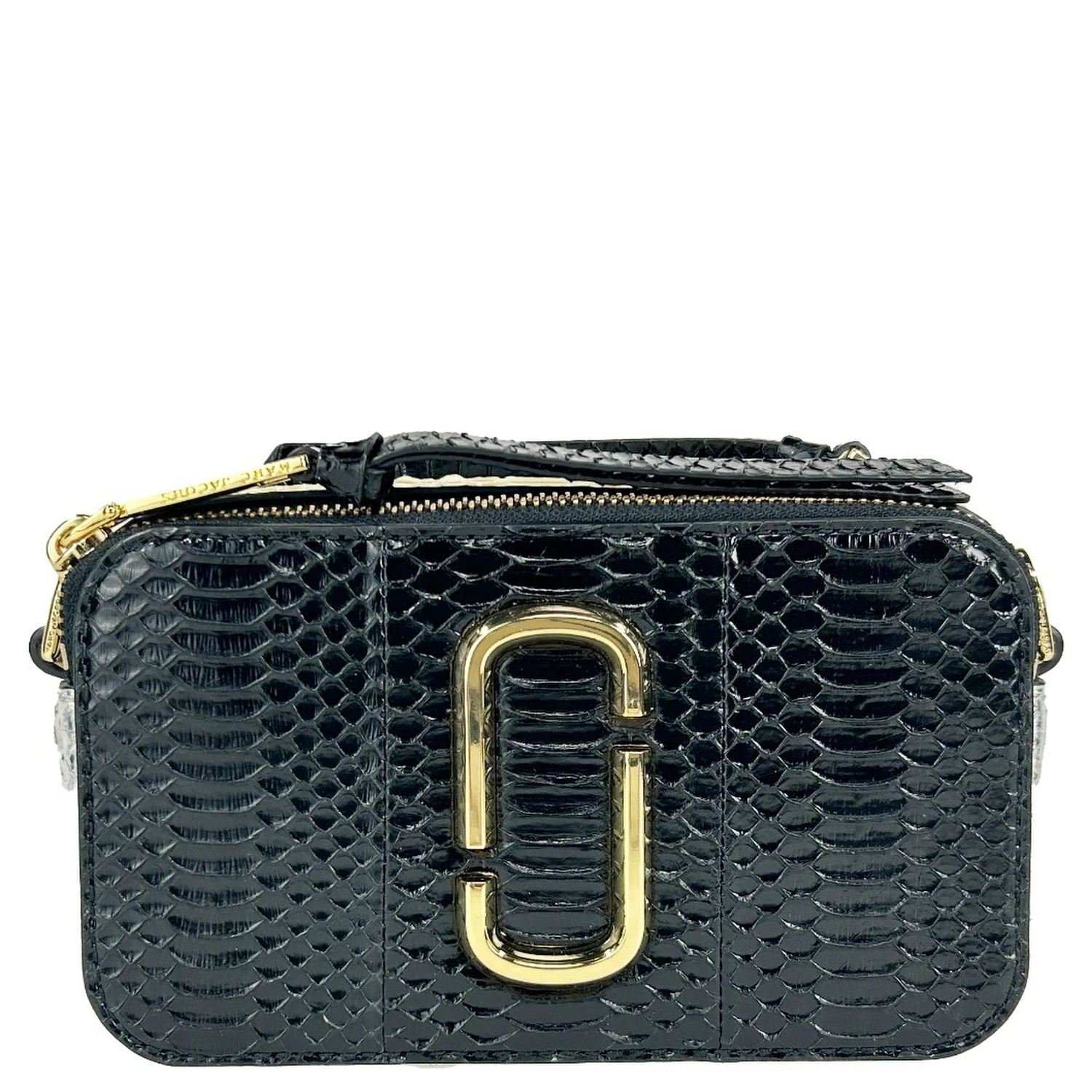 Marc Jacobs The Snapshot Snake Skin Crossbody Bag