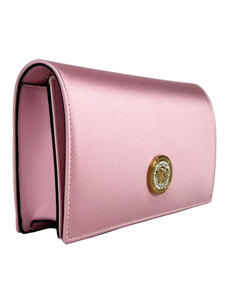 Versace Medusa Crystal Satin Mini Chain Crossbody Bag Purse alternative