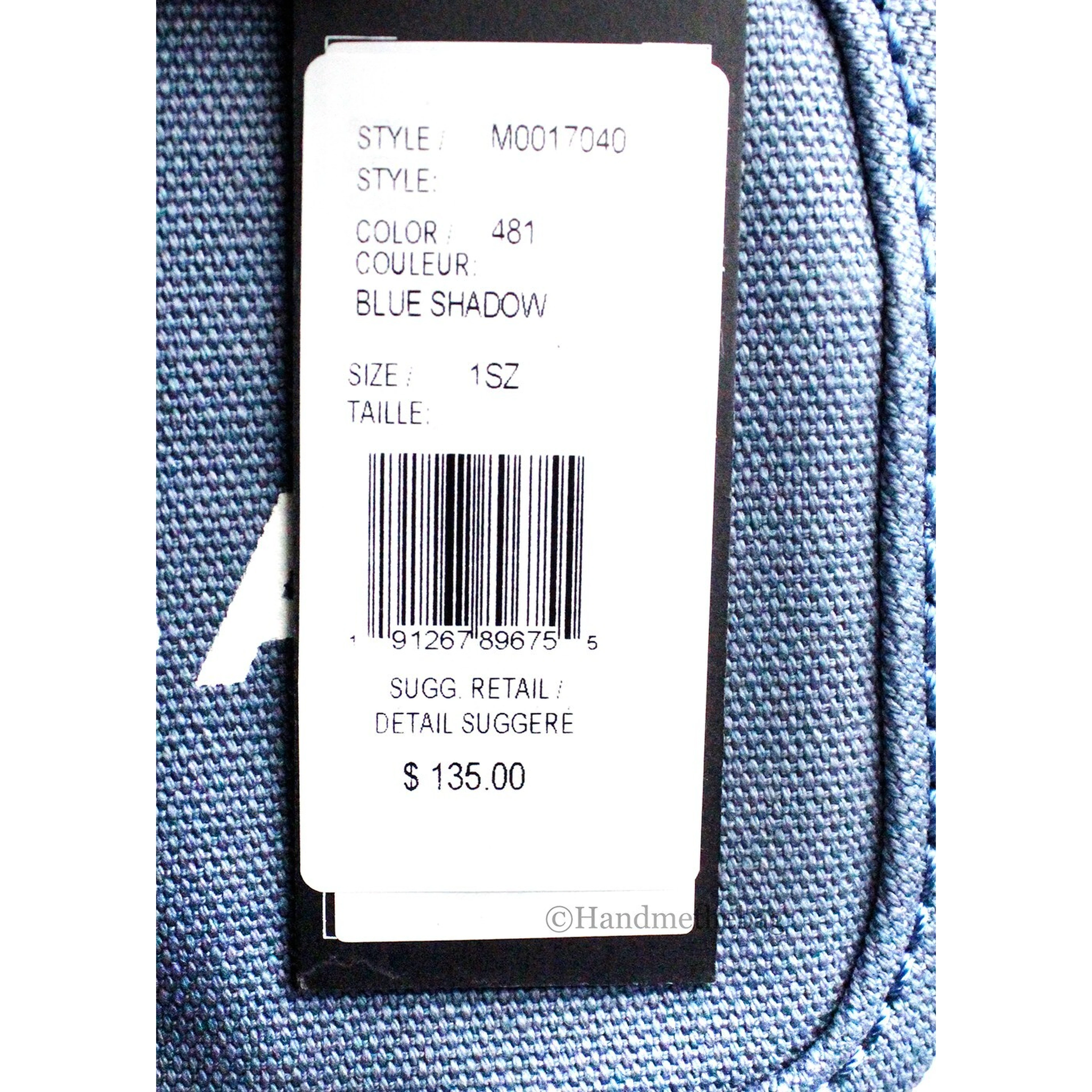 Marc Jacobs M0017040-481 Womens The Camera Bag Blue Shadow One Size