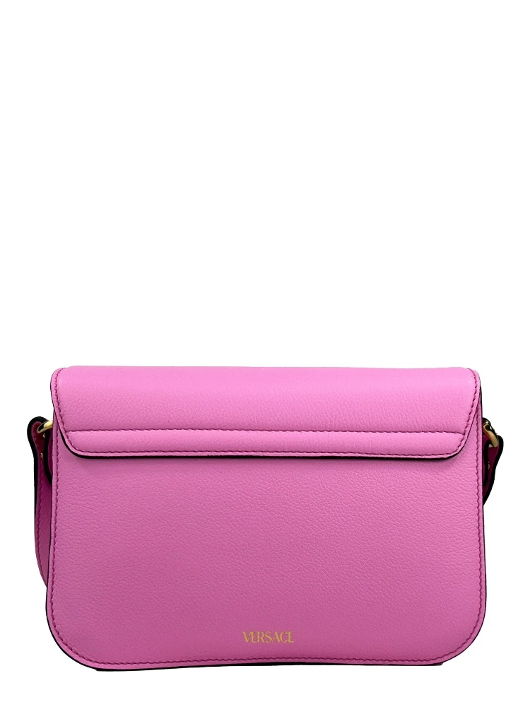 Versace La Medusa Pink Leather Shoulder Crossbody Bag Purse alternative