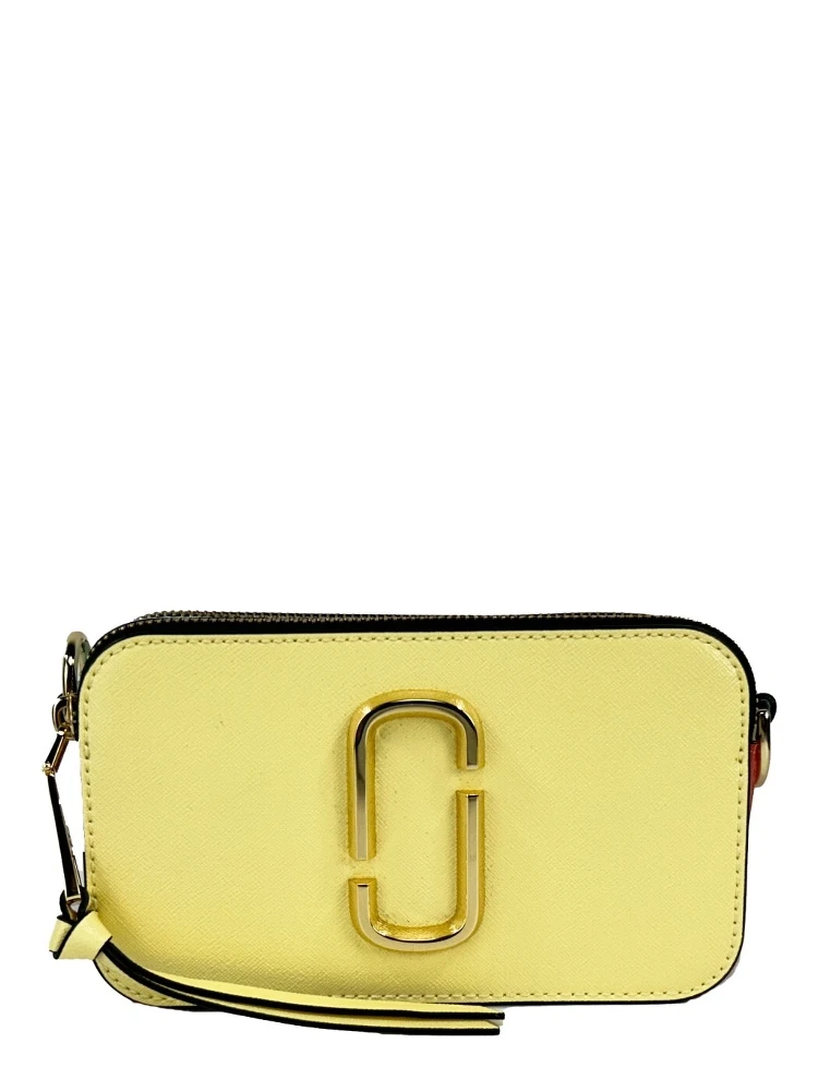 Marc Jacobs The Snapshot Crossbody Bag (Pastel Yellow Multi)