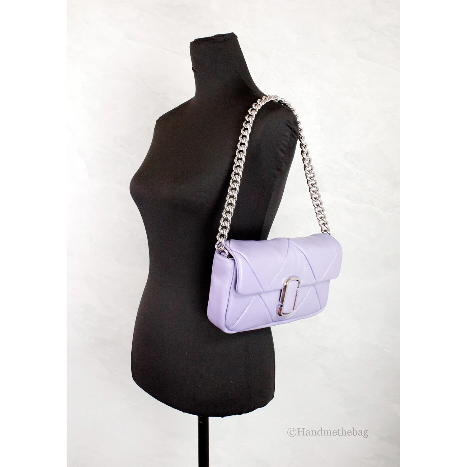 Marc Jacobs The J Marc Daybreak Diamond Quilted Leather Shoulder Crossbody Bag