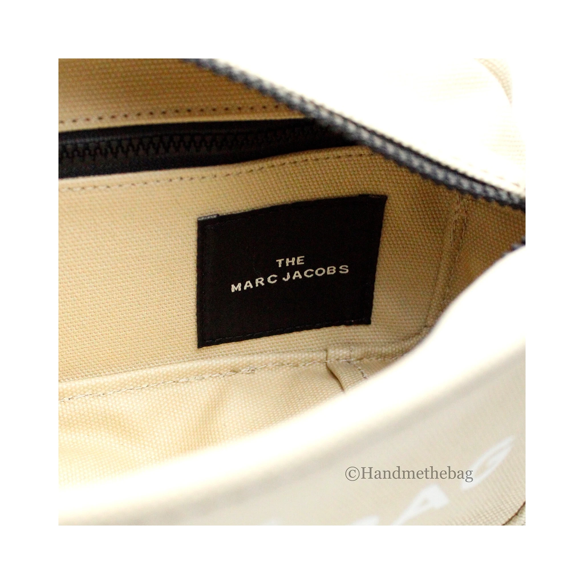 Marc Jacobs The Camera Bag Beige Canvas Crossbody Bag