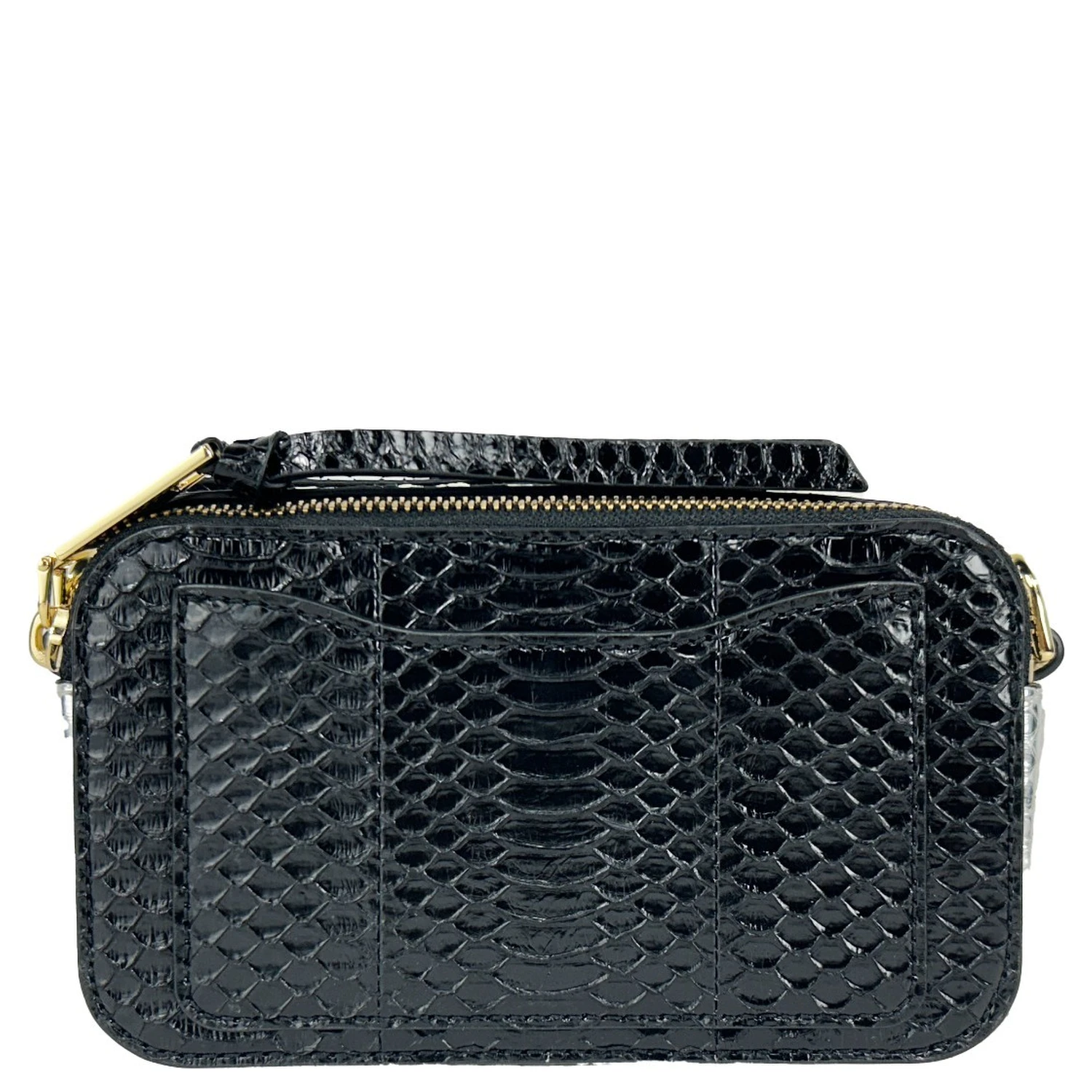 Marc Jacobs The Snapshot Snake Skin Crossbody Bag