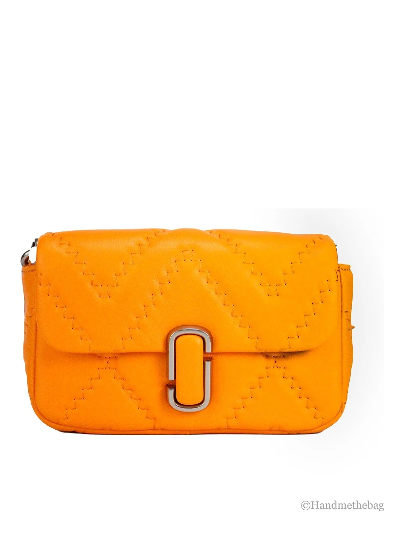 Marc Jacobs The J Marc Mini Scorched Quilted Leather Convertible Shoulder Bag