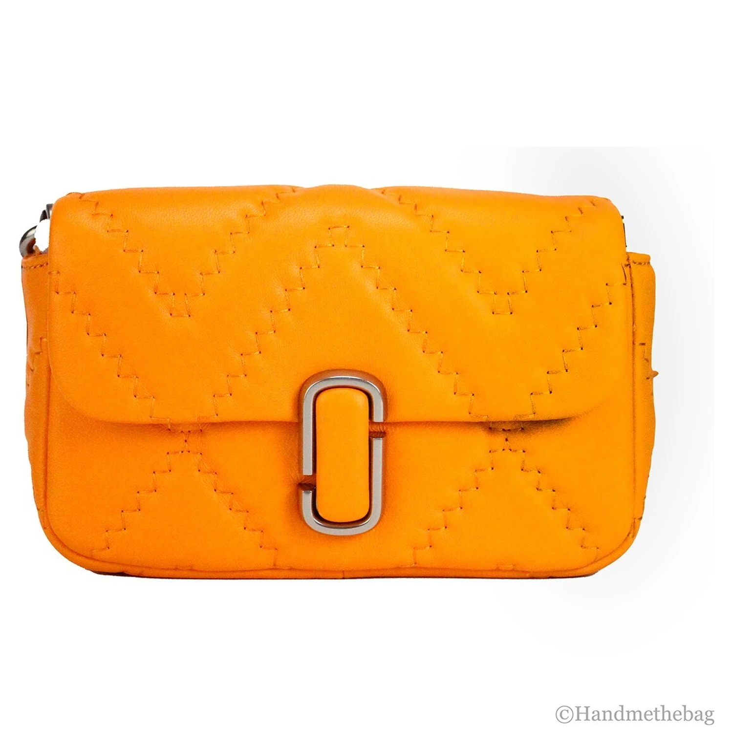 Marc Jacobs The J Marc Mini Scorched Quilted Leather Convertible Shoulder Bag