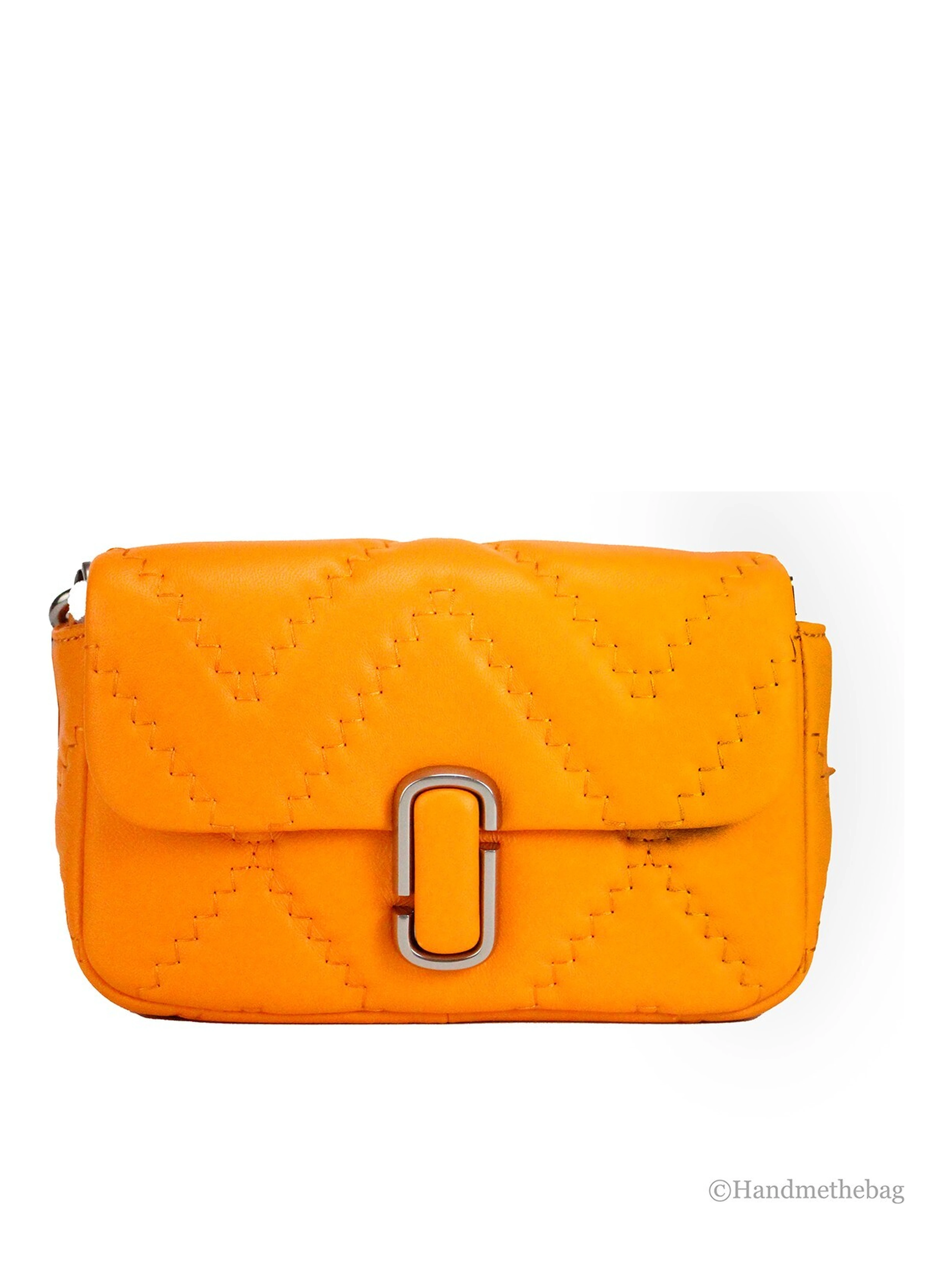 Marc Jacobs The J Marc Mini Scorched Quilted Leather Convertible Shoulder Bag