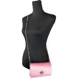 Versace Medusa Crystal Satin Mini Chain Crossbody Bag Purse