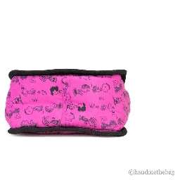 Marc Jacobs X Peanuts Mini Fuchsia Fedora Puffy Nylon Tote Convertible Handbag