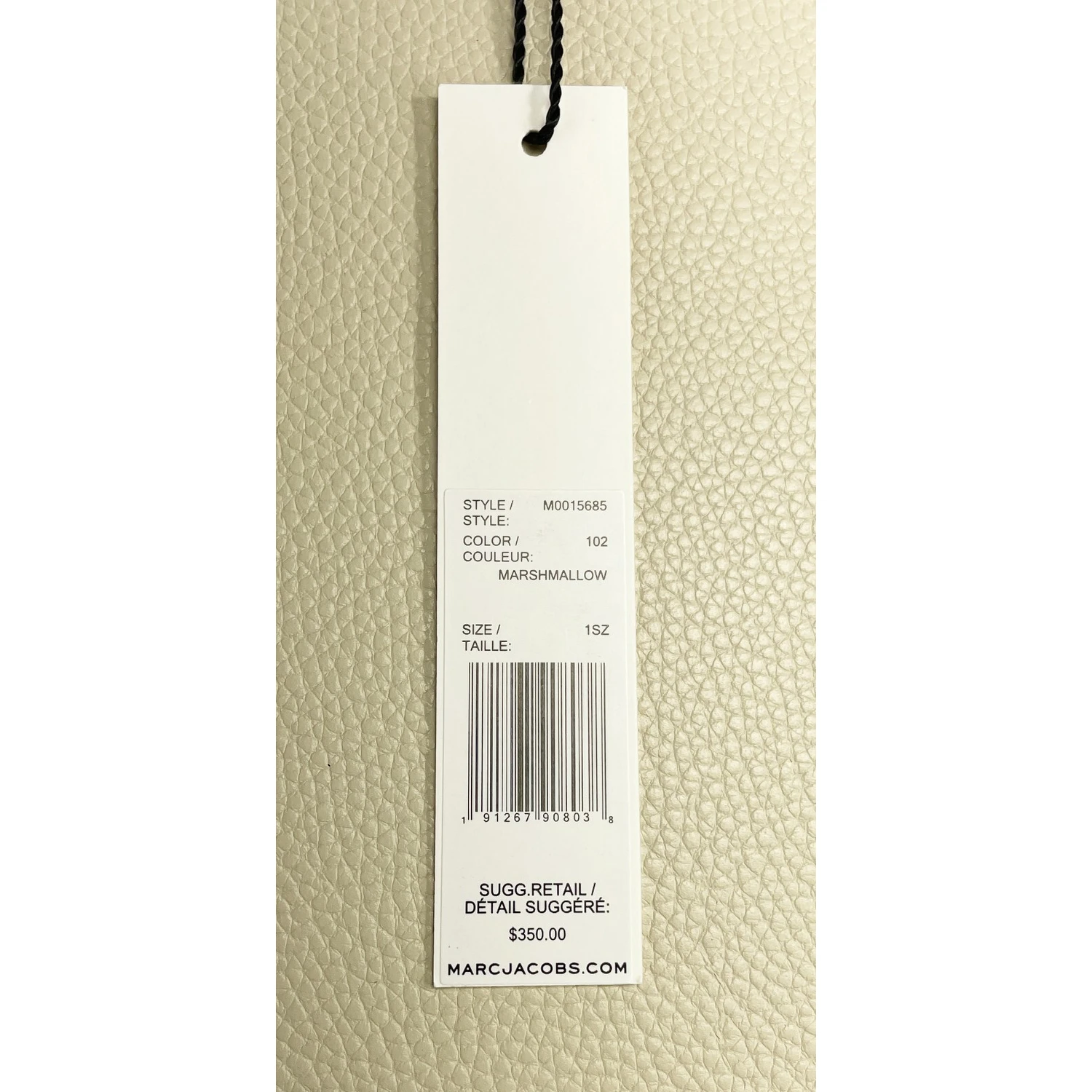Women'S Mini Pebbled Tote - Marshmallow