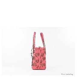 Michael Kors Kimber Small Tea Rose Leather 2-In-1 Zip Tote Messenger Bag Purse
