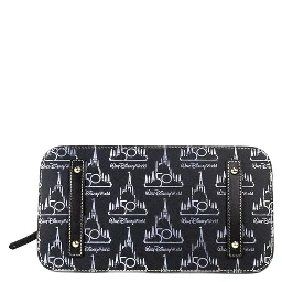 Dooney & Bourke Black Walt Disney World 50th Anniversary Leather Satchel Handbag