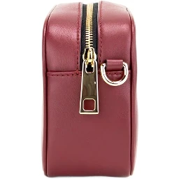 Marc Jacobs Flash Pomegranate Smooth Leather Embossed Camera Crossbody Bag Purse