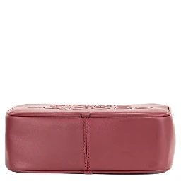 Marc Jacobs Flash Pomegranate Smooth Leather Embossed Camera Crossbody Bag Purse