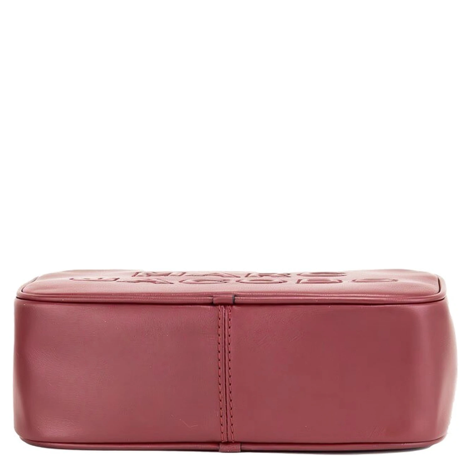 Marc Jacobs Flash Pomegranate Smooth Leather Embossed Camera Crossbody Bag Purse
