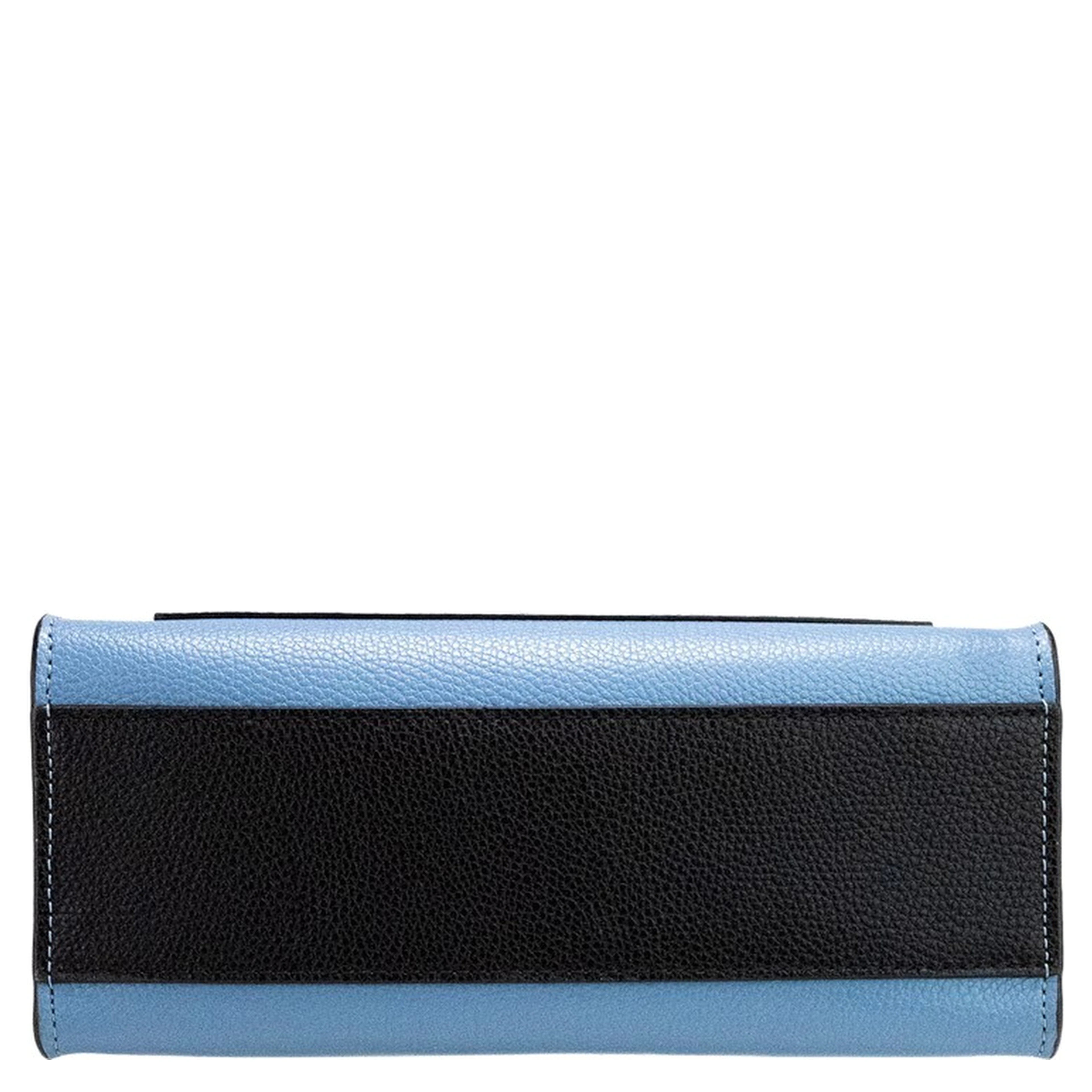 Marc Jacobs Grind Mini Blue Heaven Colorblock Leather Tote Crossbody Bag Purse
