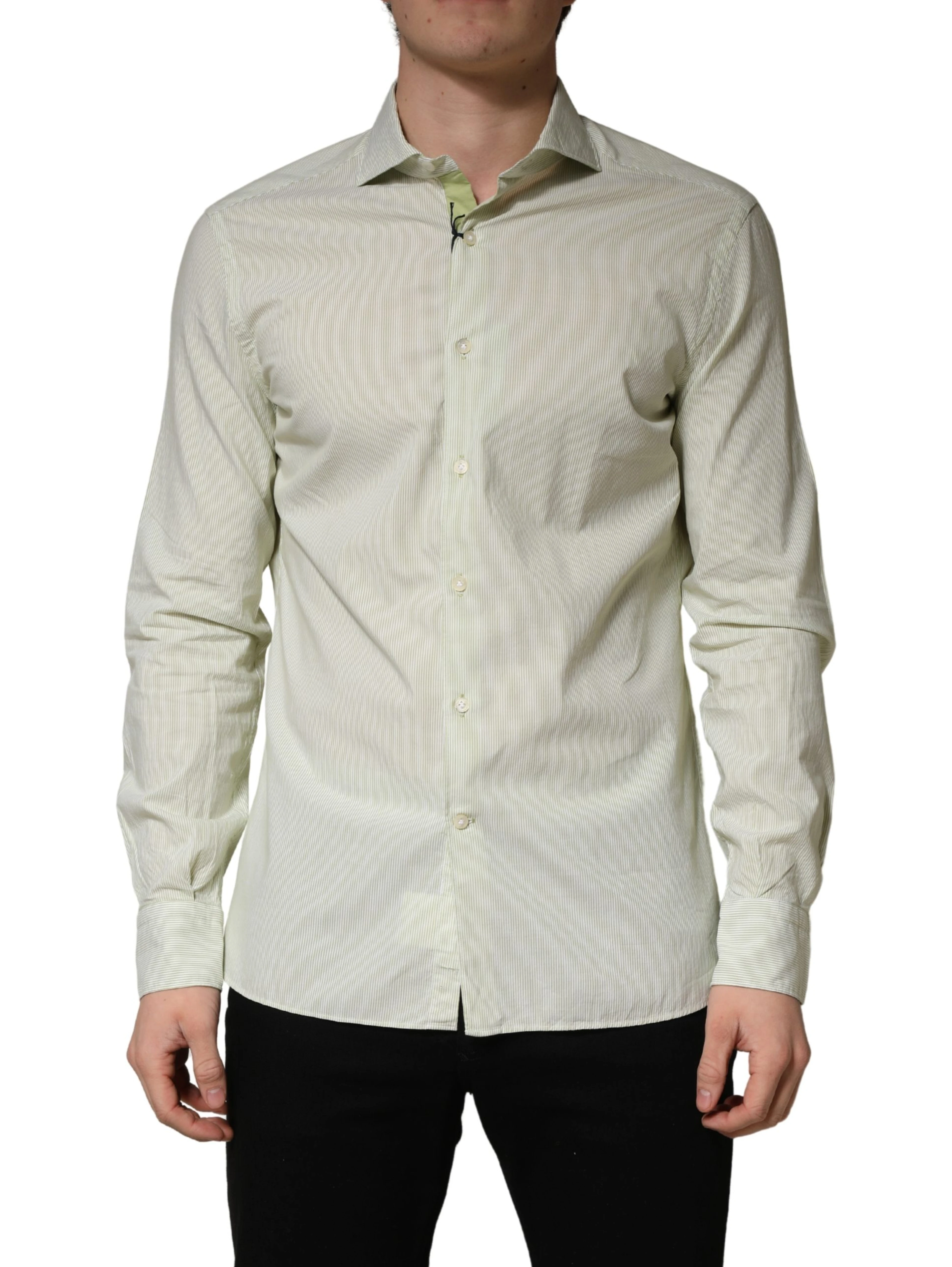 Light Green Long Sleeves Formal Dress Shirt