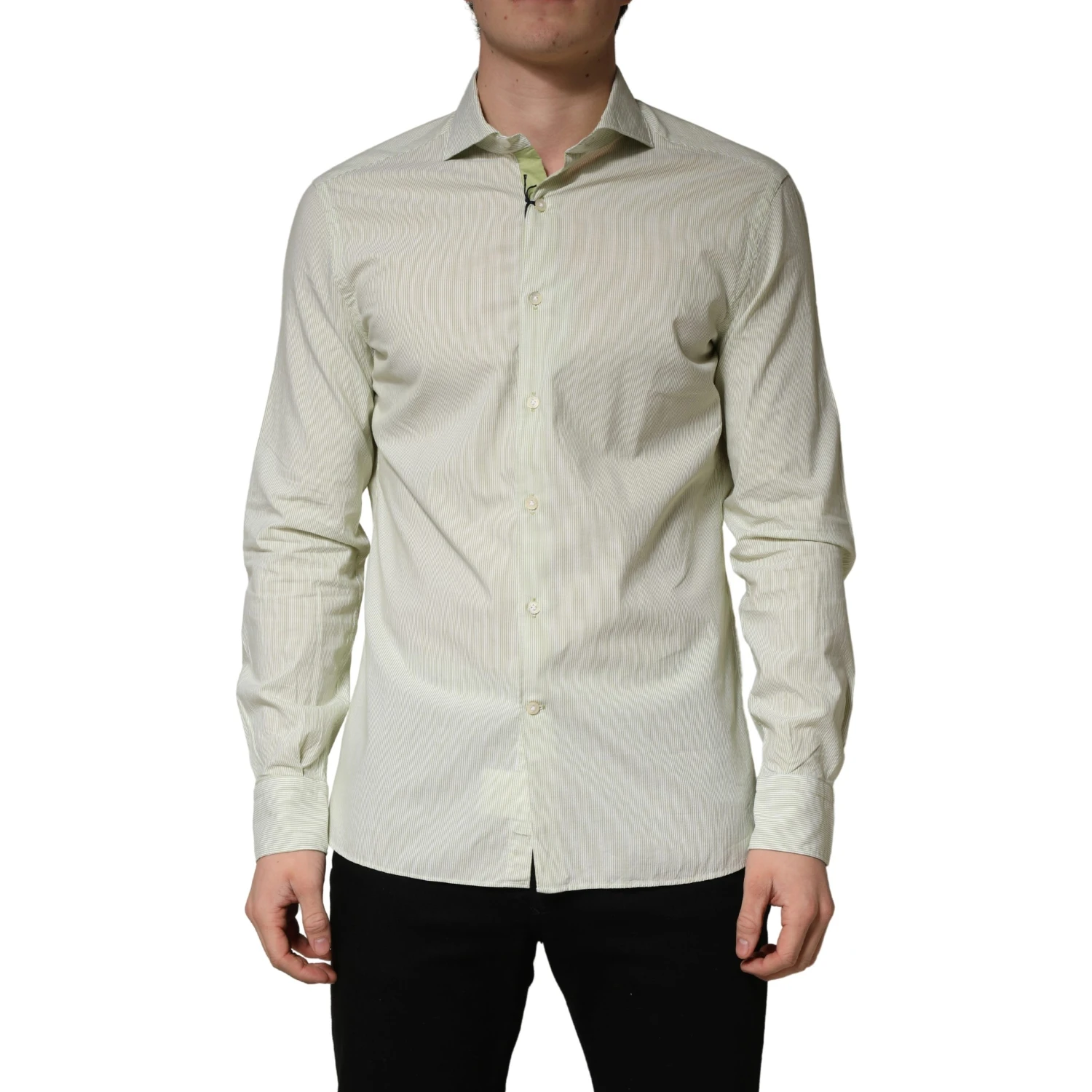 Light Green Long Sleeves Formal Dress Shirt
