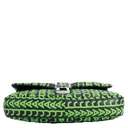 Marc Jacobs Neon Green The Monogram Leather J Marc Mini Shoulder Bag Crossbody
