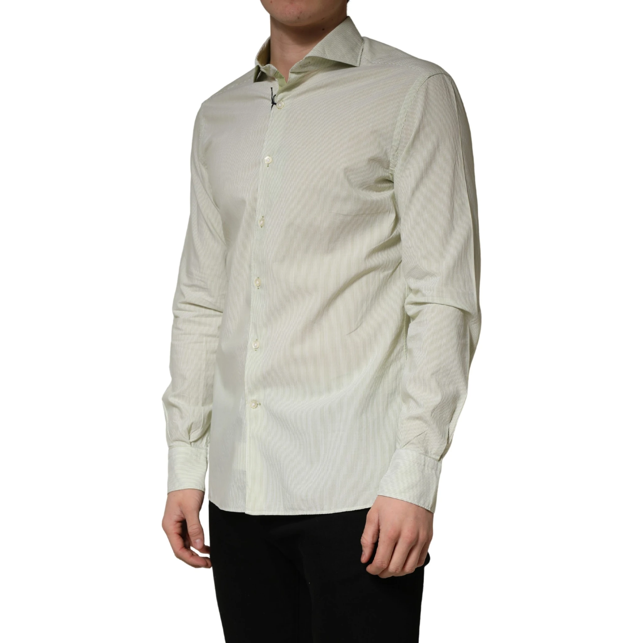 Light Green Long Sleeves Formal Dress Shirt