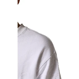 White Cotton Crew Neck Sweatshirt Sweater