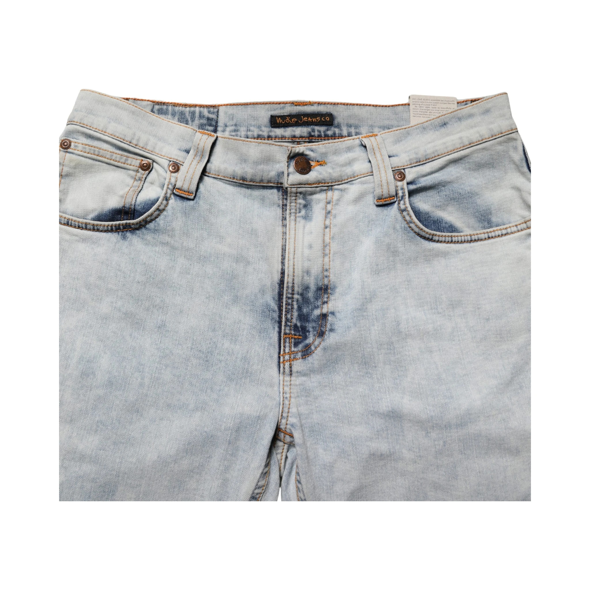 Light Blue Cotton Stretch Skinny Fit Men Denim Trouser JEANS