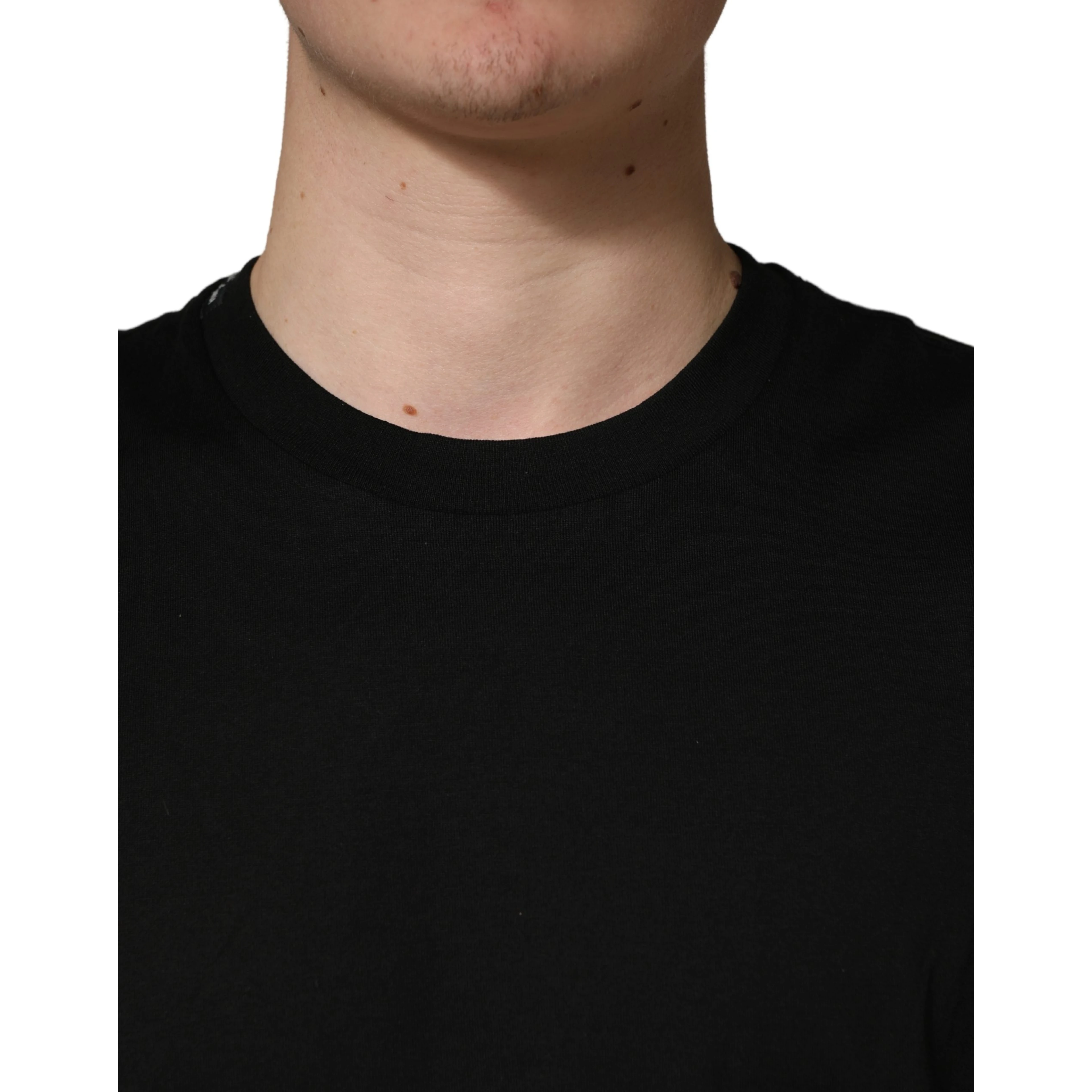 Black Crew Neck Sleeveless Tank Top T-shirt