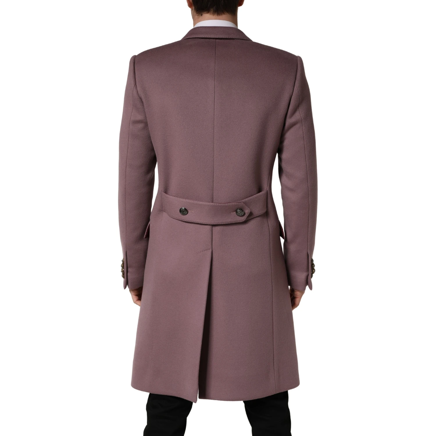 Brown Double Breasted Men Trench Coat Jacket