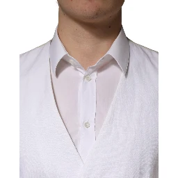 White SARTORIA Linen 2 Piece Men Formal Suit