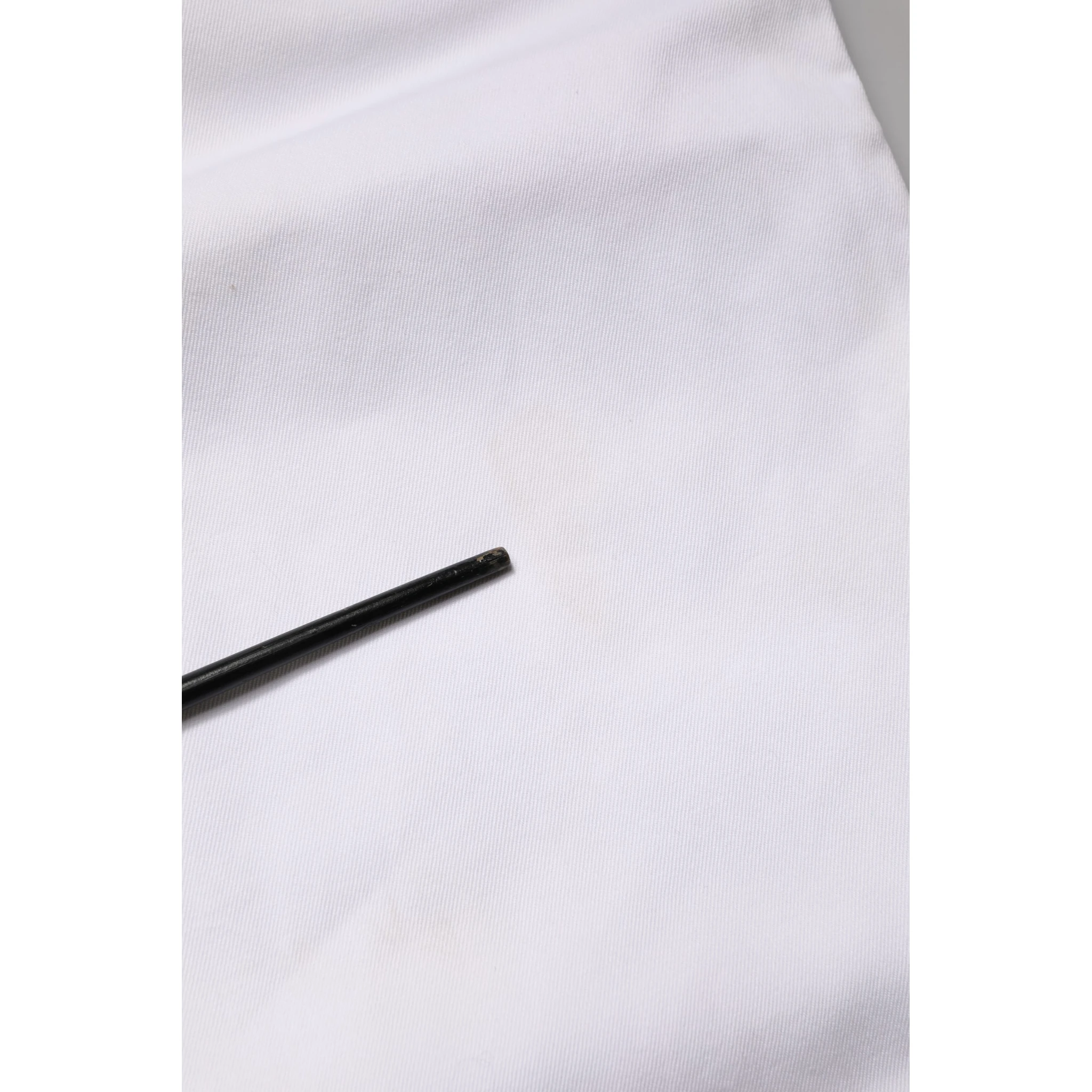 White Cotton Stretch Straight Casual Men Denim Trouser Jeans