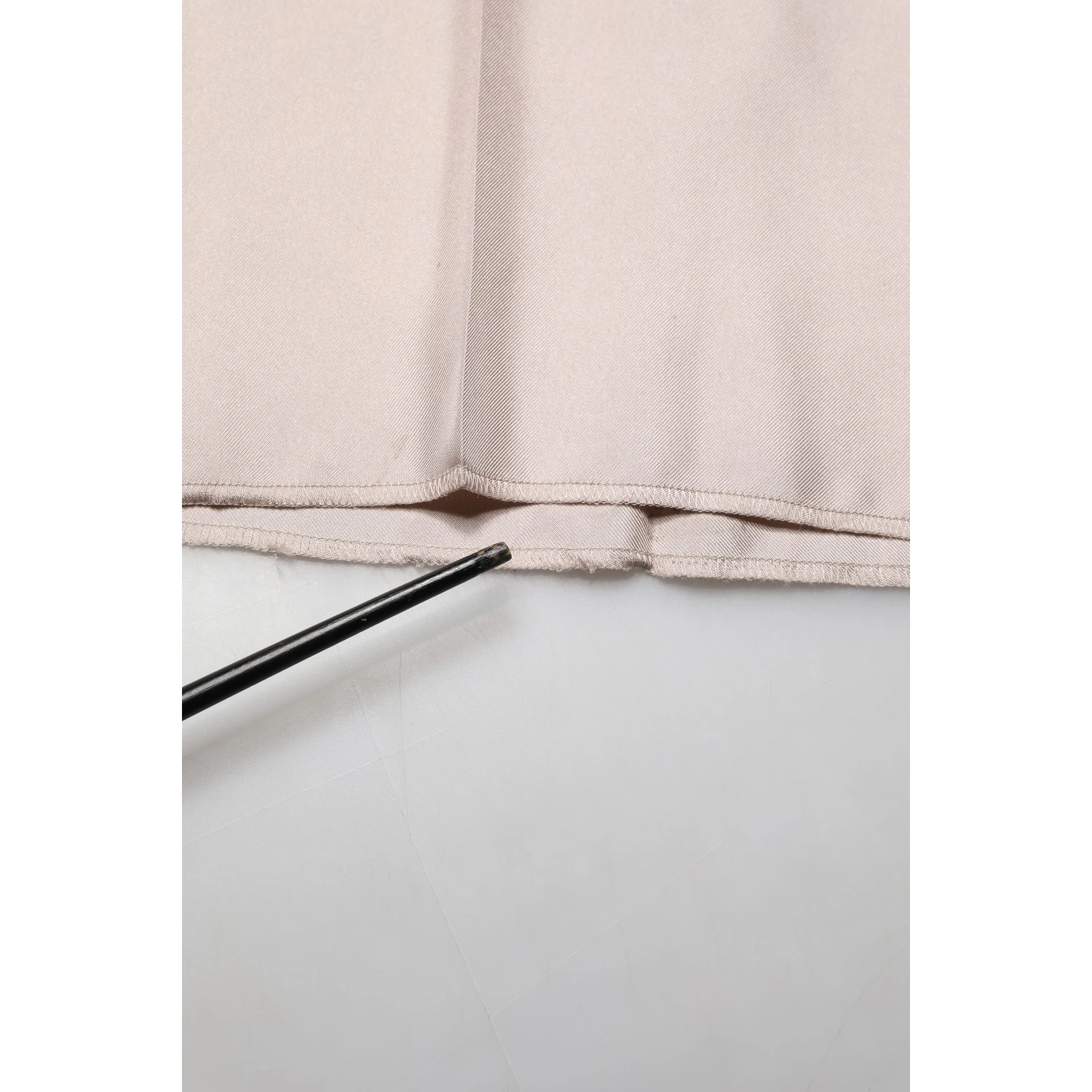 Beige Silk Straight Formal DressTrouser Pants