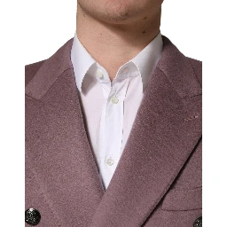 Brown Double Breasted Men Trench Coat Jacket