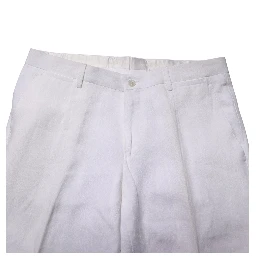 White SARTORIA Linen 2 Piece Men Formal Suit