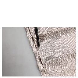 Beige Silk Straight Formal DressTrouser Pants
