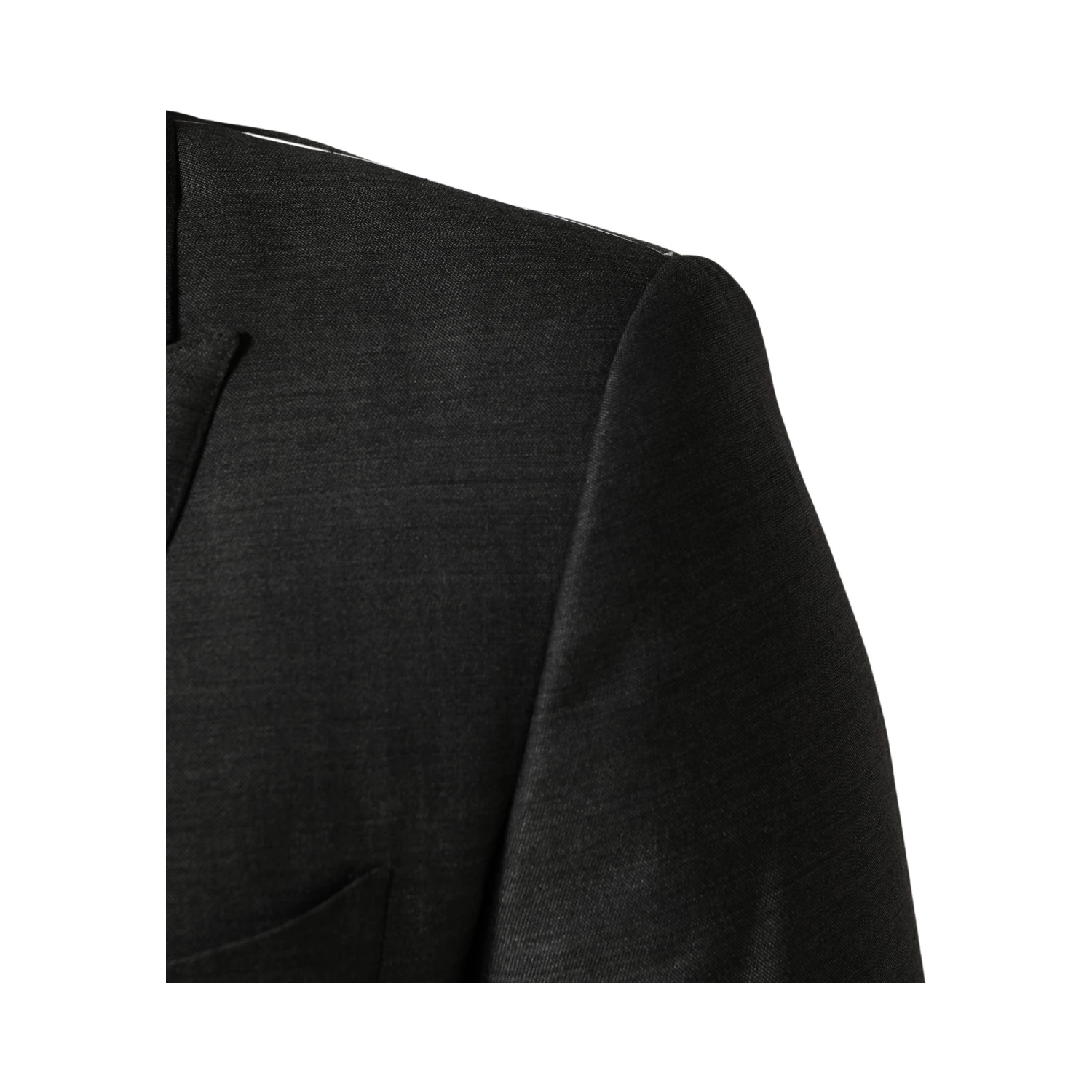 Dark Gray Wool Slim Fit Coat Jacket Blazer