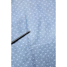 Blue Long Sleeve Collared Casual Shirt
