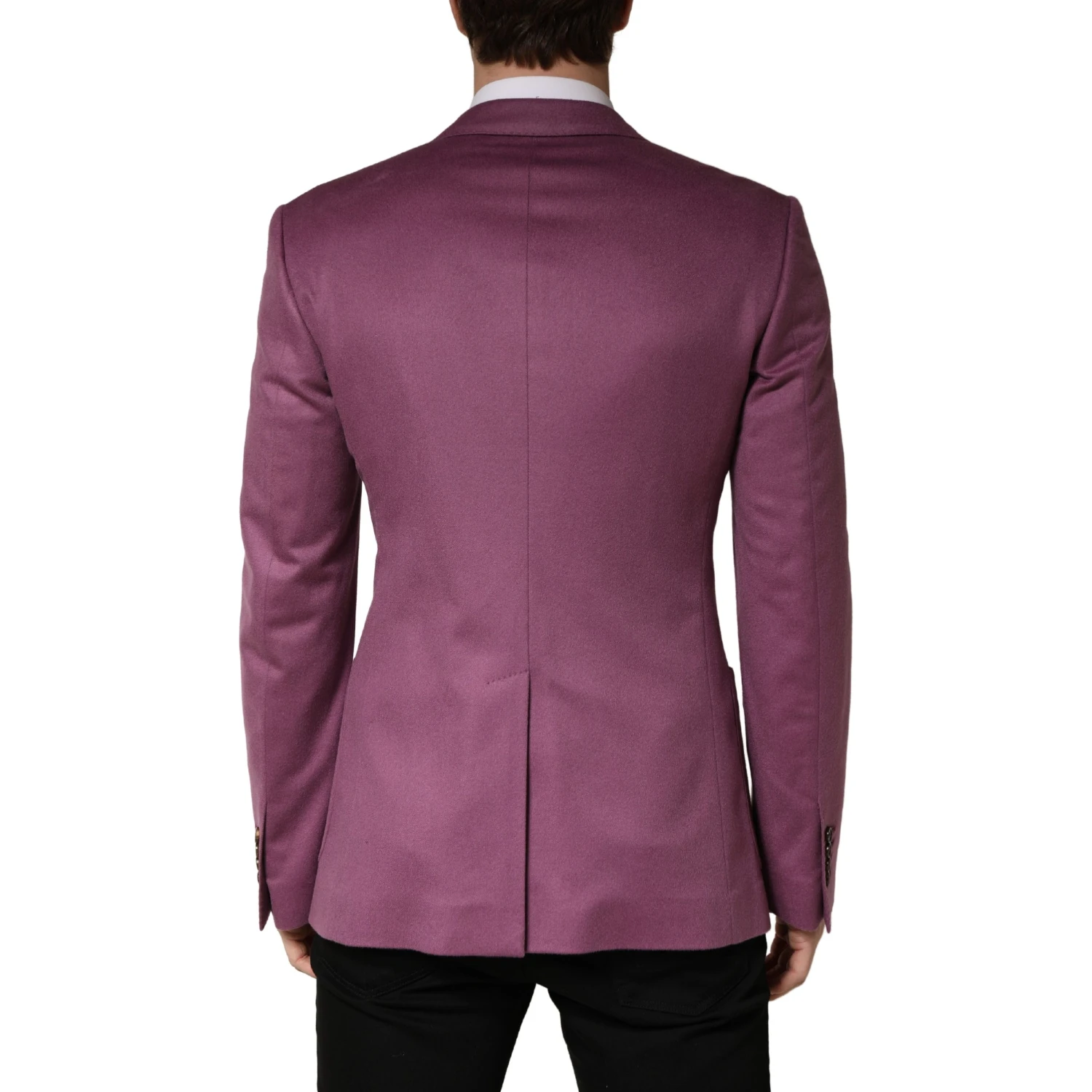 Purple Cashmere Slim Fit Coat Jacket Blazer