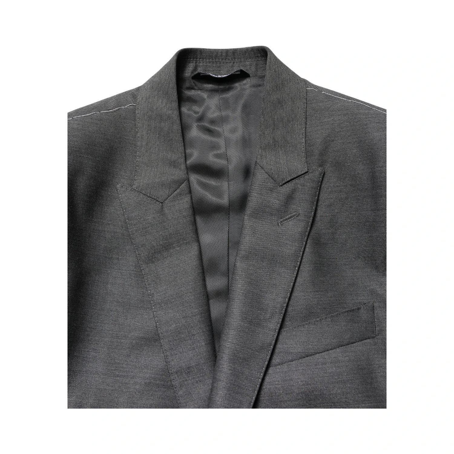 Dark Gray Wool Slim Fit Coat Jacket Blazer