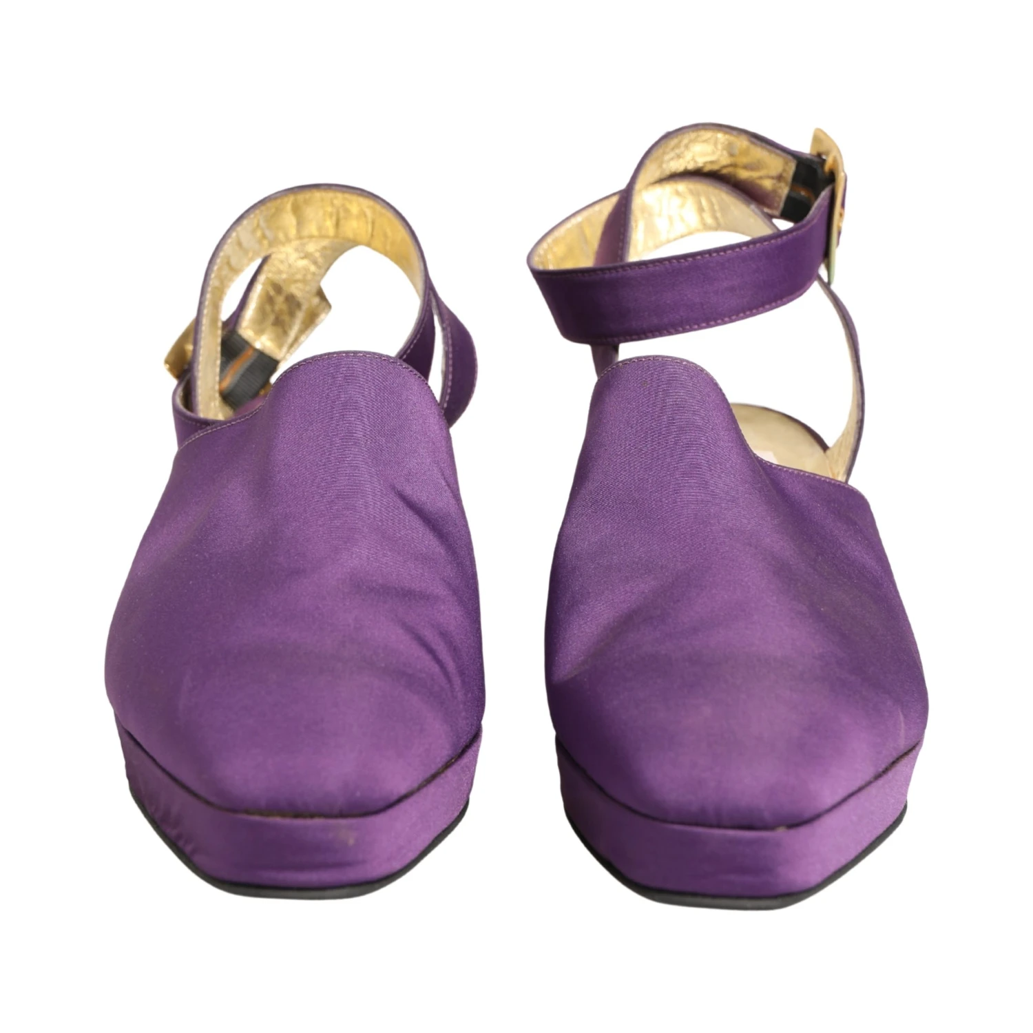 Purple Suede Sandals Shoes