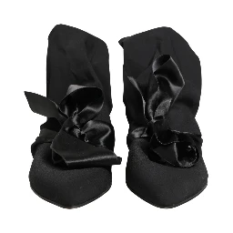 Black Suede Ankle Boots Shoes