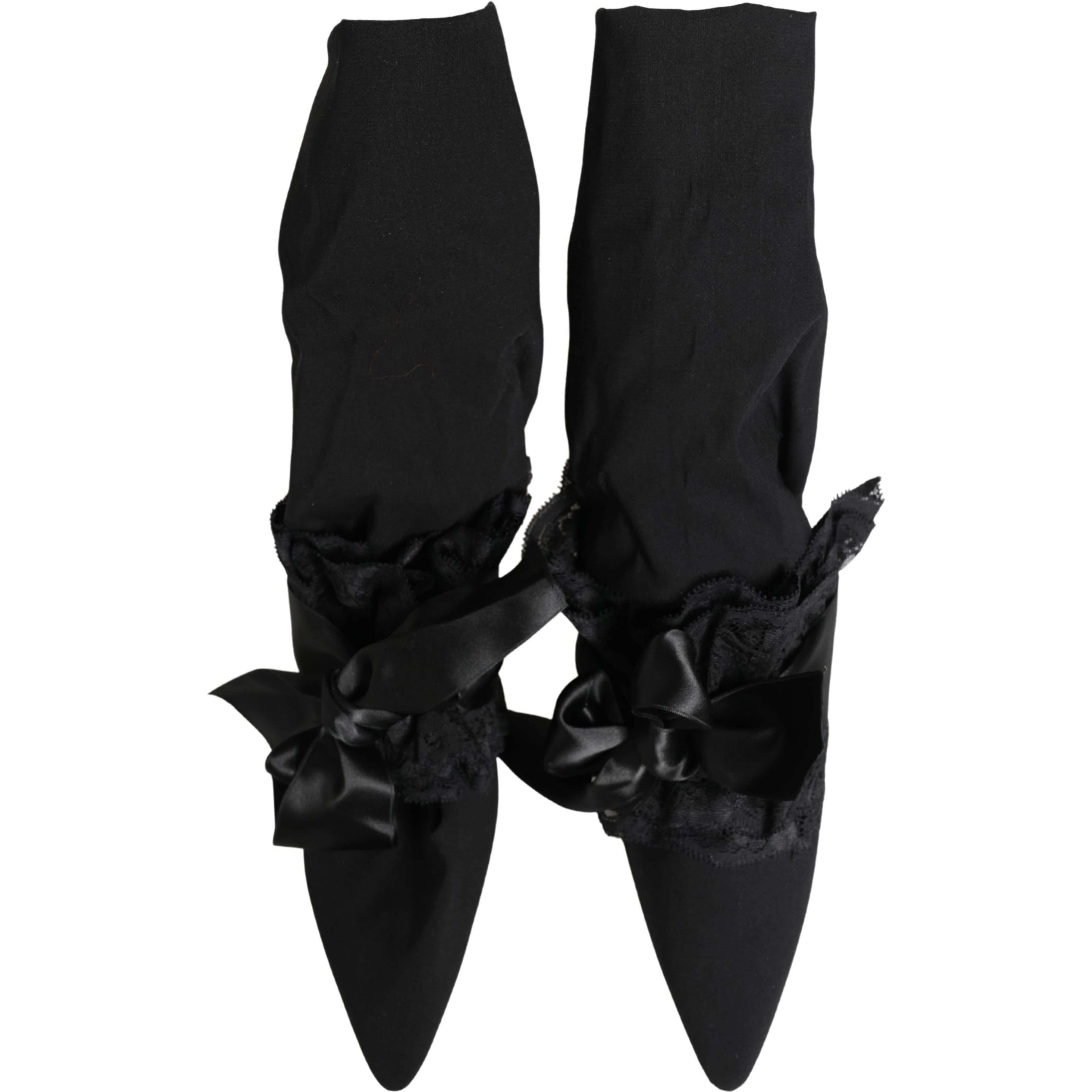 Black Suede Mid Calf Boots Shoes