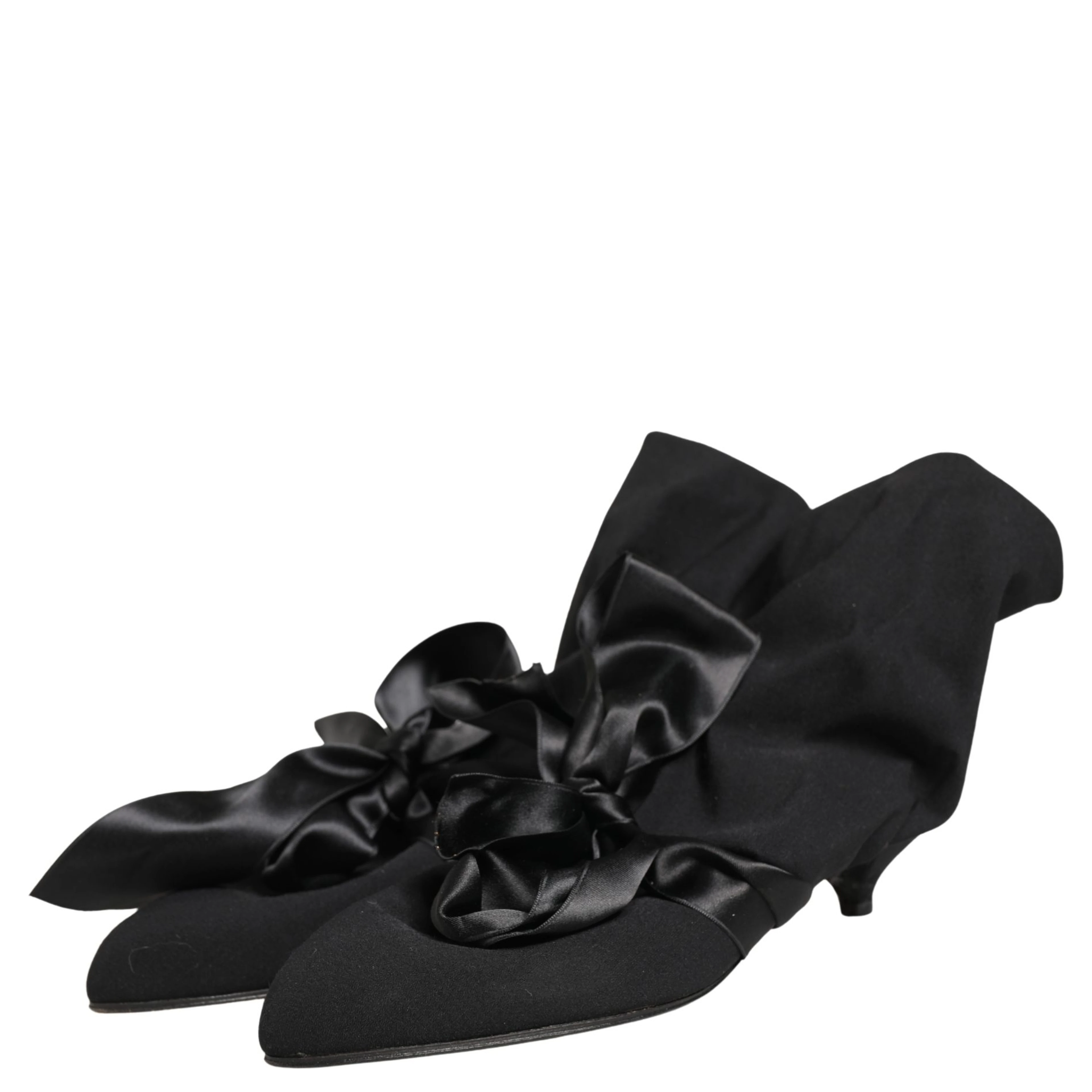 Black Suede Ankle Boots Shoes