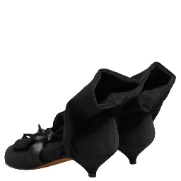 Black Suede Ankle Boots Shoes