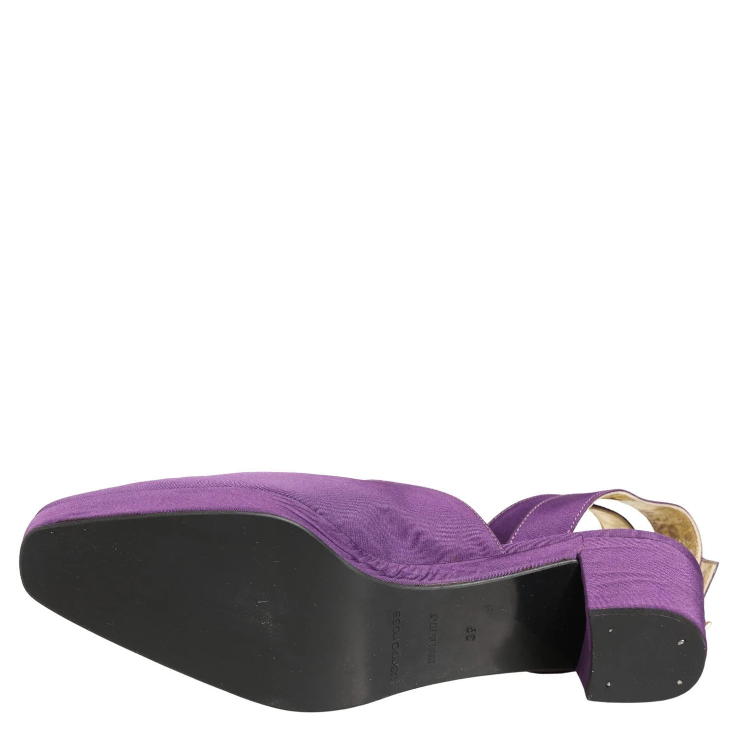 Purple Suede Sandals Shoes