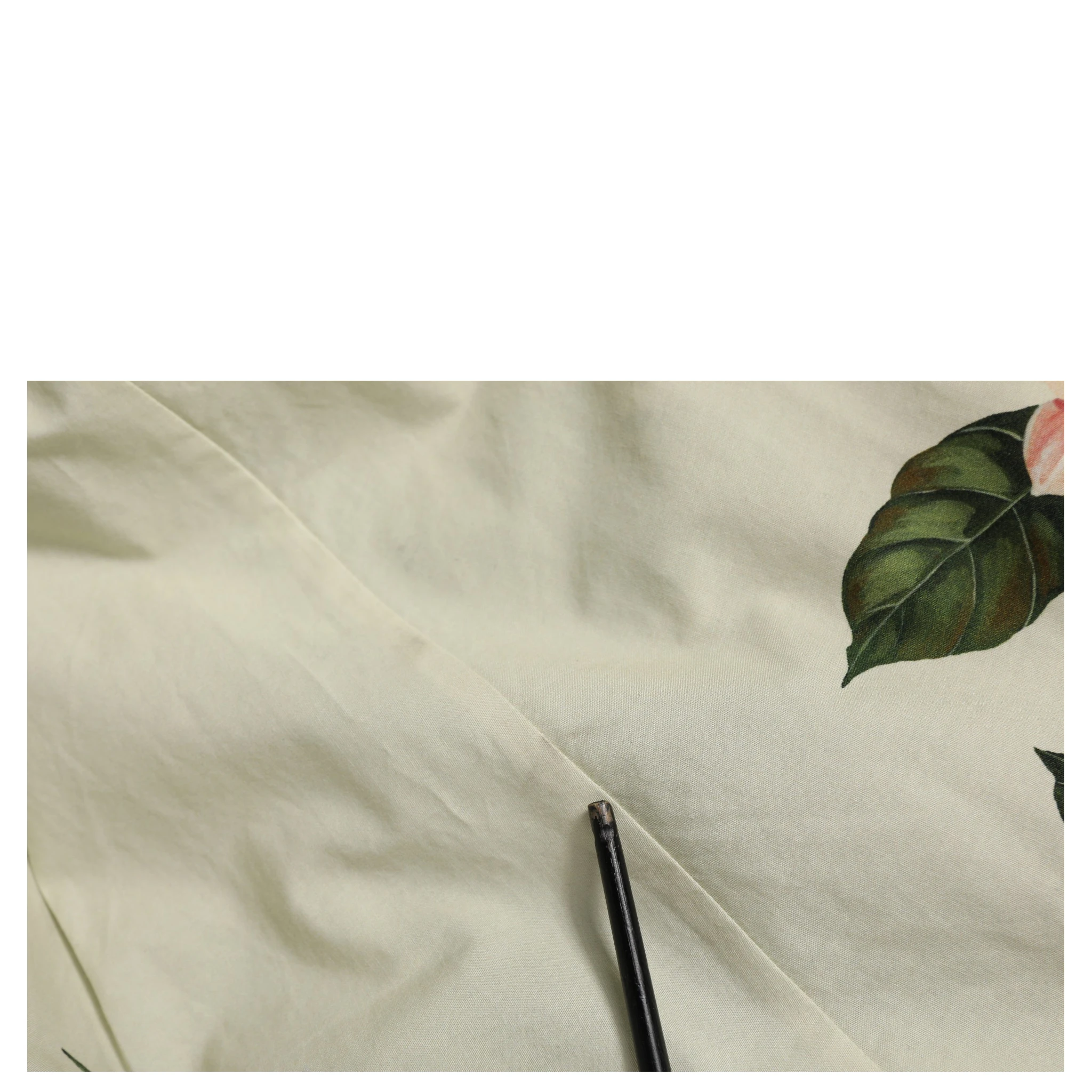 Beige Floral Sleeveless A-line Midi Dress