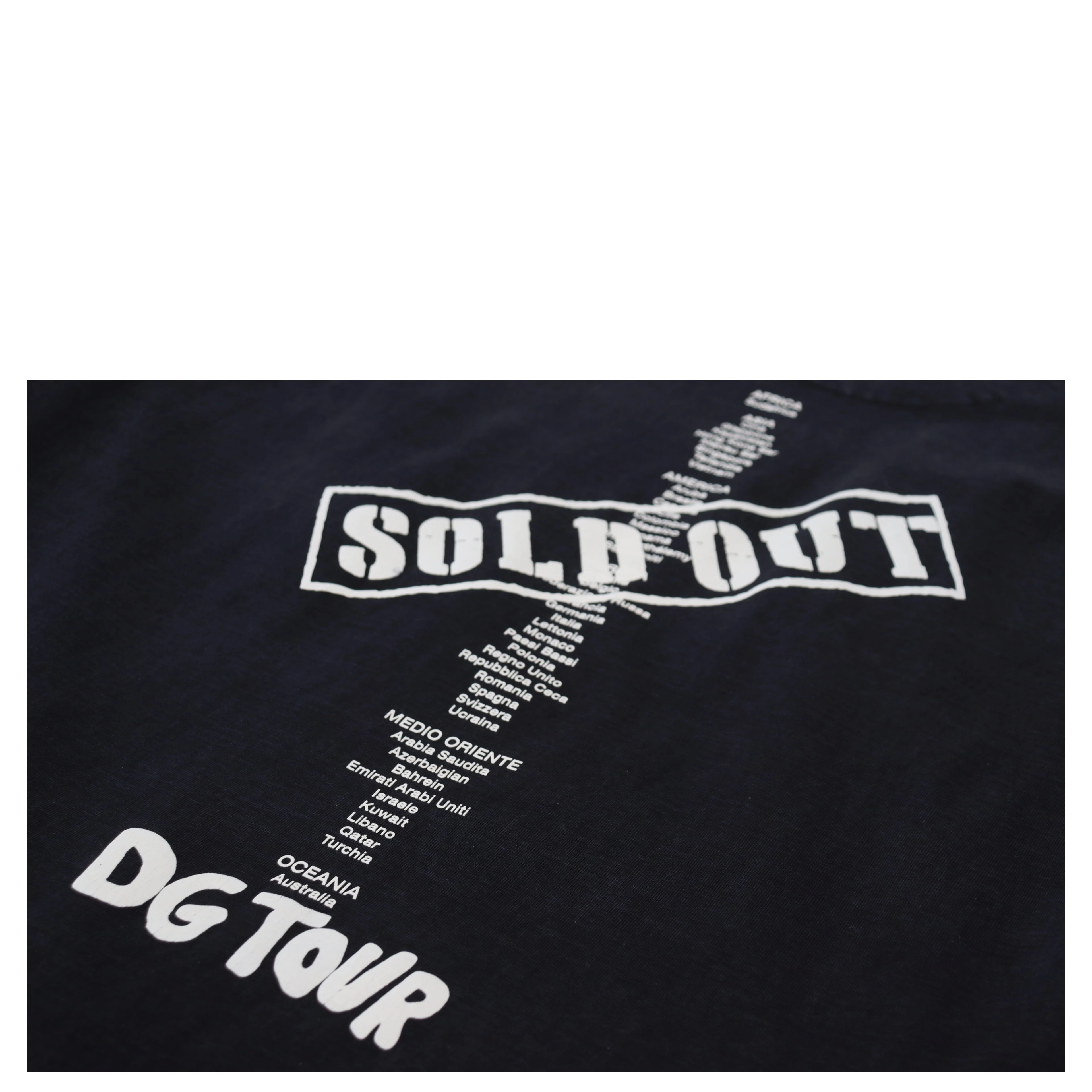 Black D&G Fashion Round Neck Cotton T-shirt