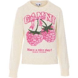 GANNI Sweaters White