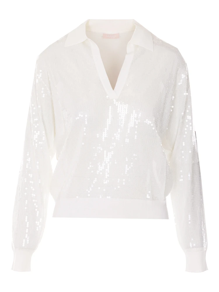 كنزات ليو جو البيضاء