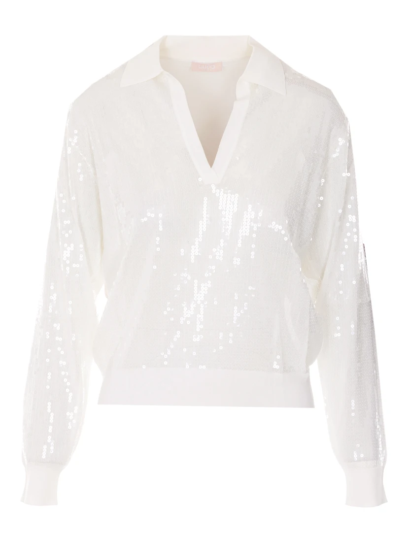 كنزات ليو جو البيضاء